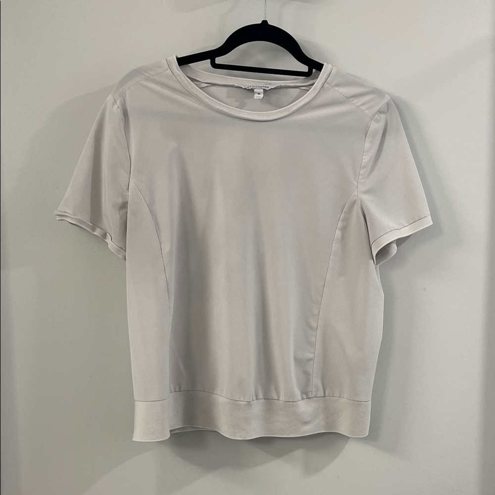Banana Republic Cream Short Sleeve Top